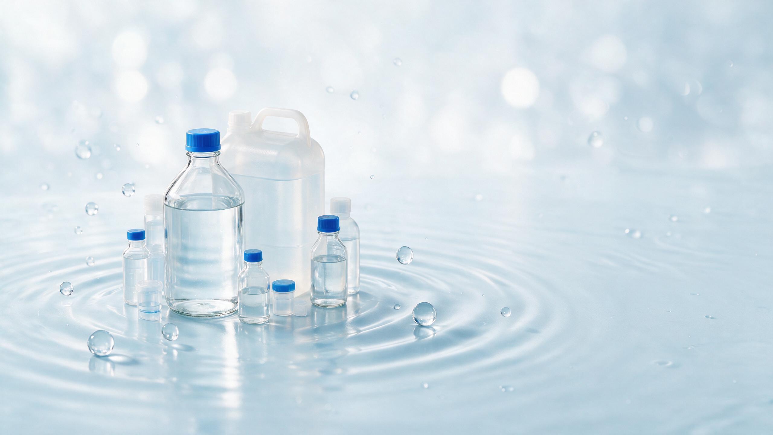 Agua destilada y desionizada: ¿cuál usar?