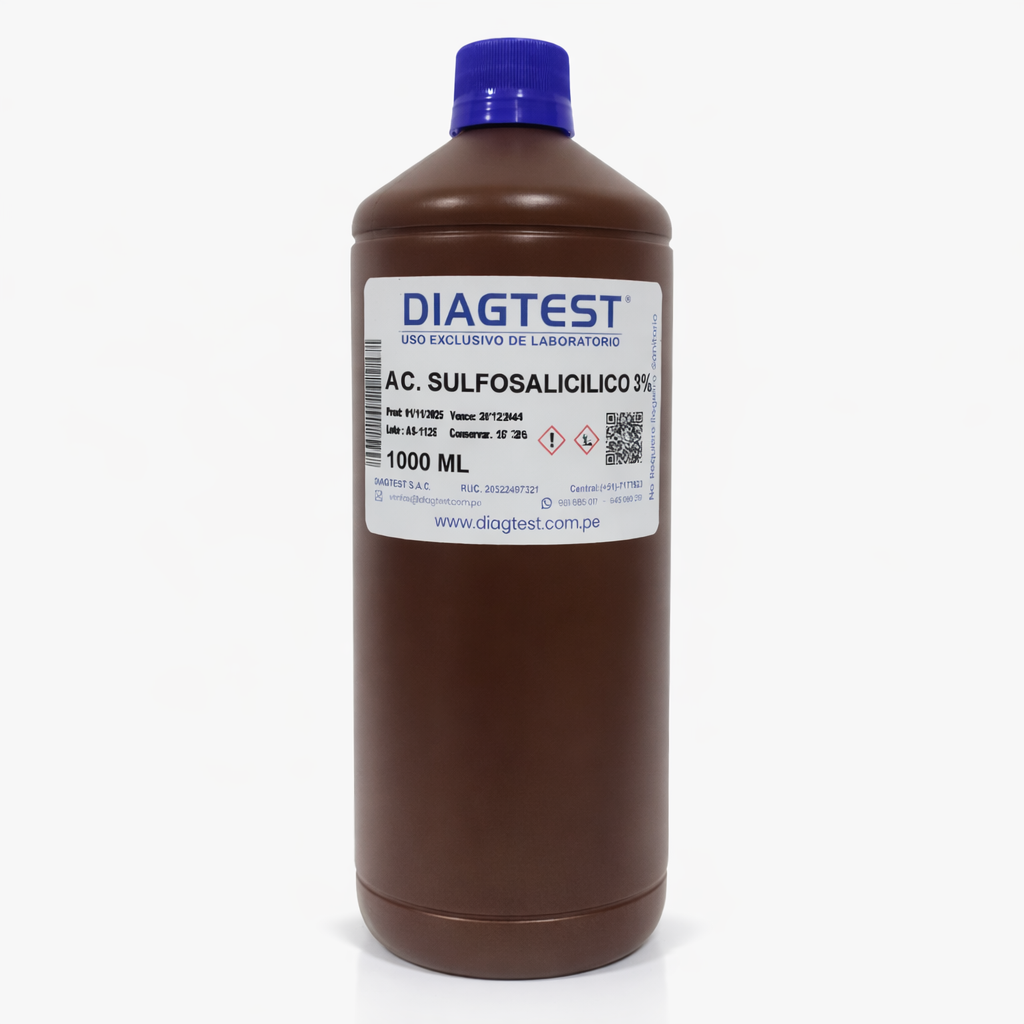 ACIDO SULFOSALICILICO 3% X 100 ML