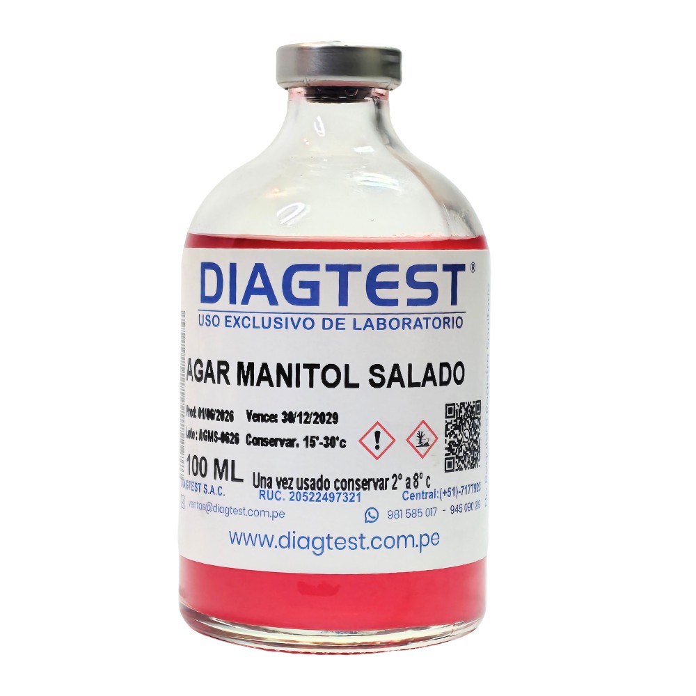 AGAR MANITOL SALADO X 100 ML