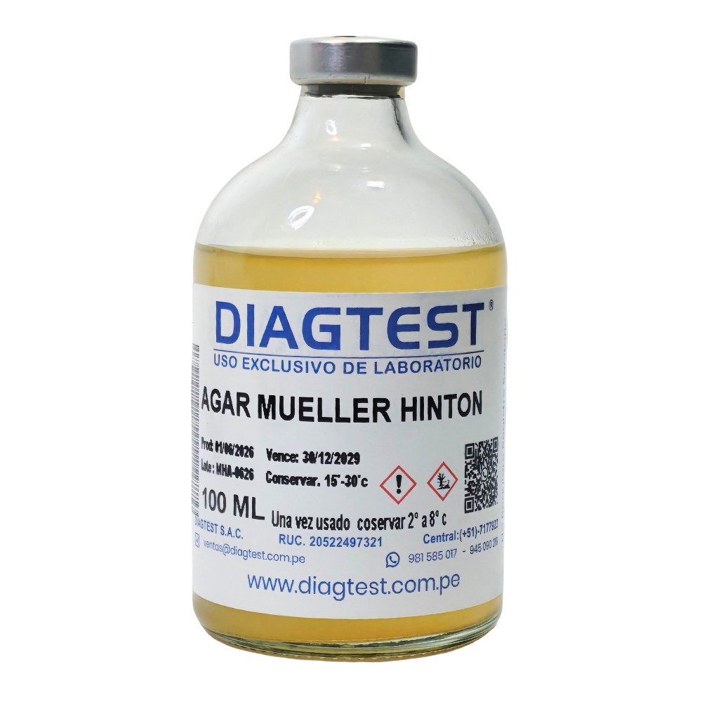 AGAR MUELLER HINTON X 100 ML