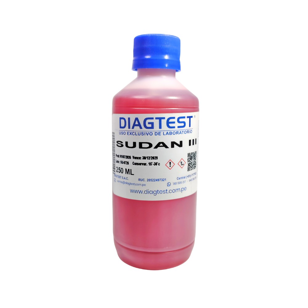 SUDAN III X 250 ML (TINCION GRASA)